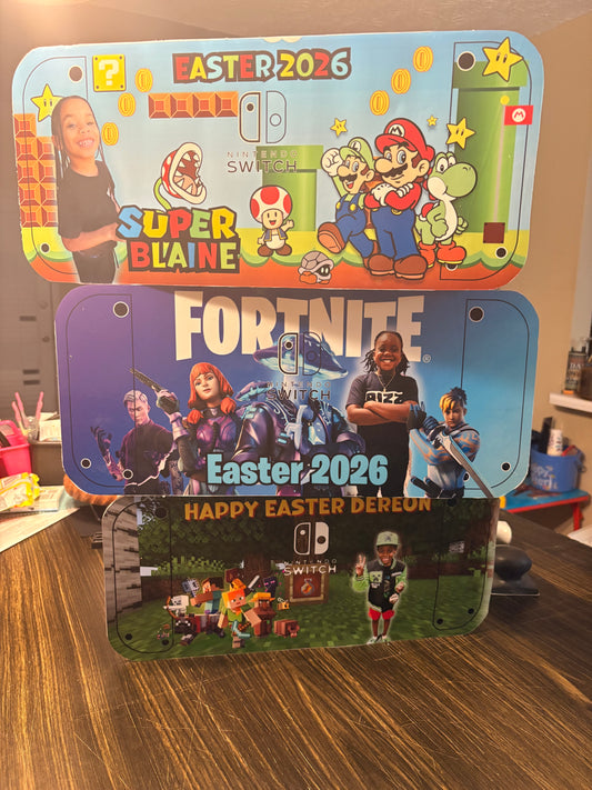 Nintendo Switch–Inspired Custom Gift Box (Unfilled) | Handmade Foam Keepsake Box