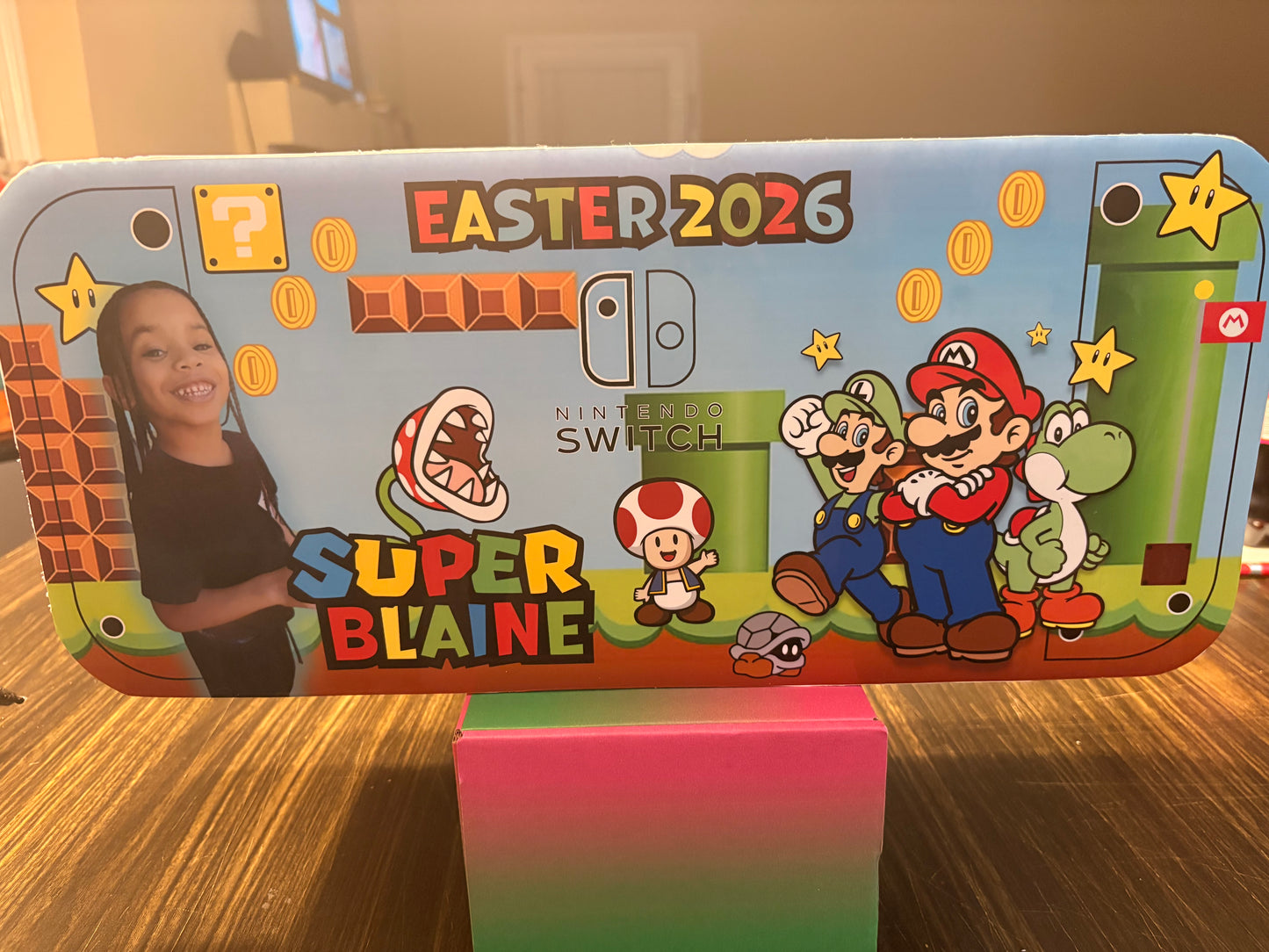 Nintendo Switch–Inspired Custom Gift Box (Unfilled) | Handmade Foam Keepsake Box