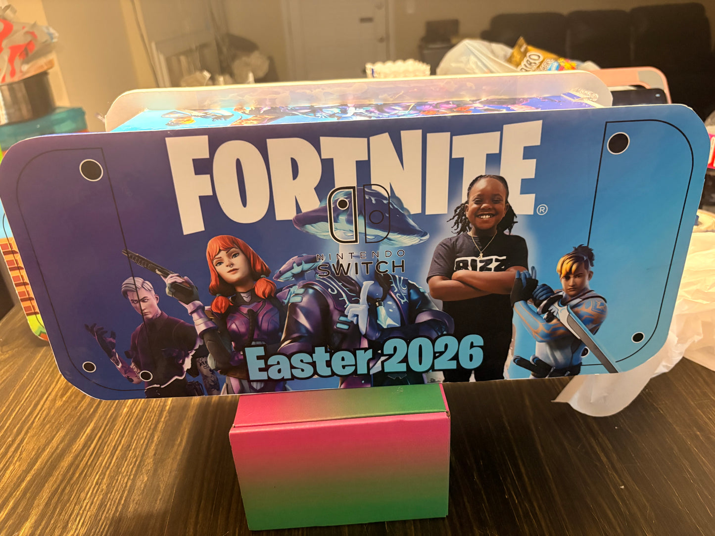 Nintendo Switch–Inspired Custom Gift Box (Unfilled) | Handmade Foam Keepsake Box