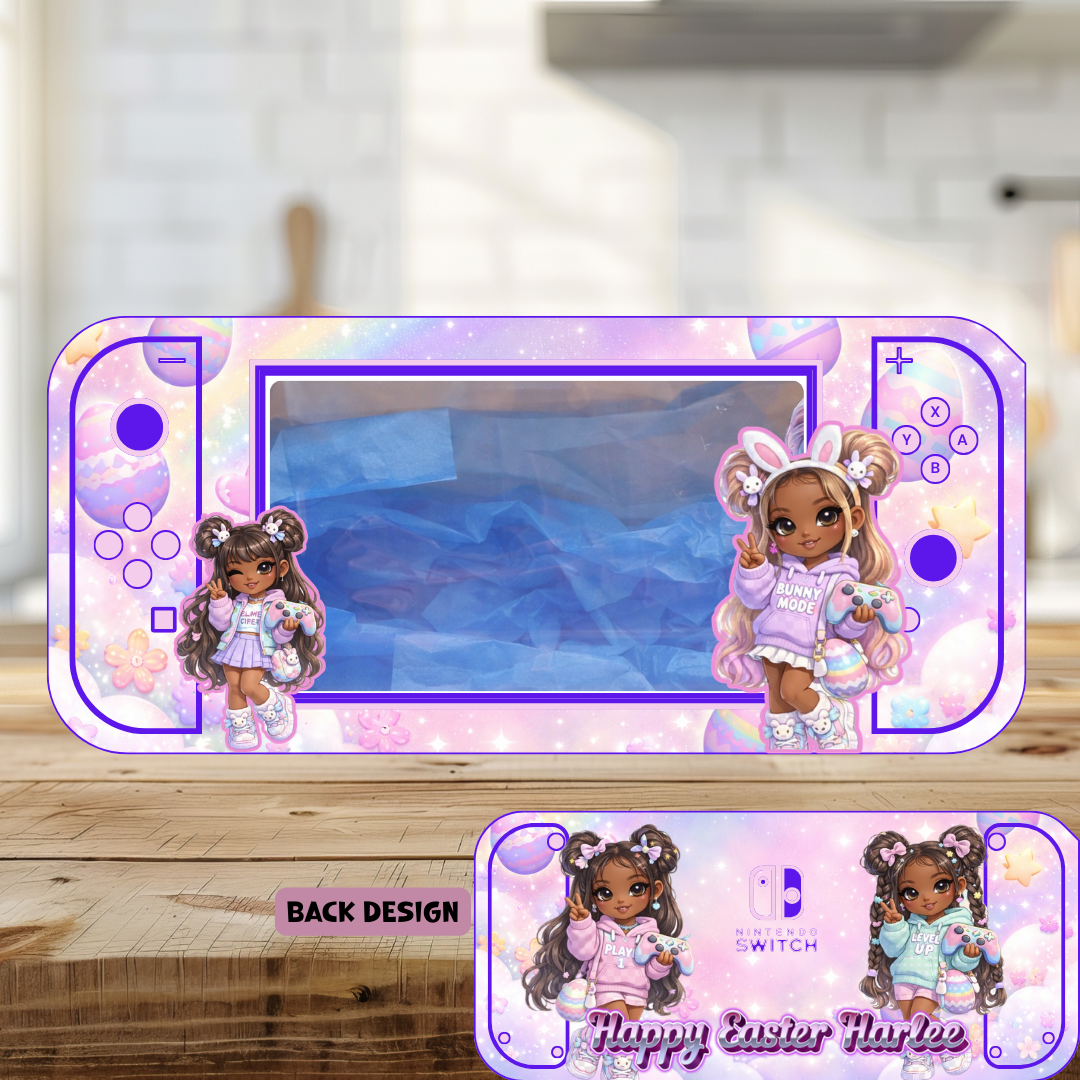 Nintendo Switch–Inspired Custom Gift Box (Unfilled) | Handmade Foam Keepsake Box